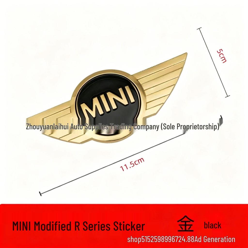 Emblemi Metallici 3D Anteriori e Posteriori BMW Mini Cooper e Adesivi Coda