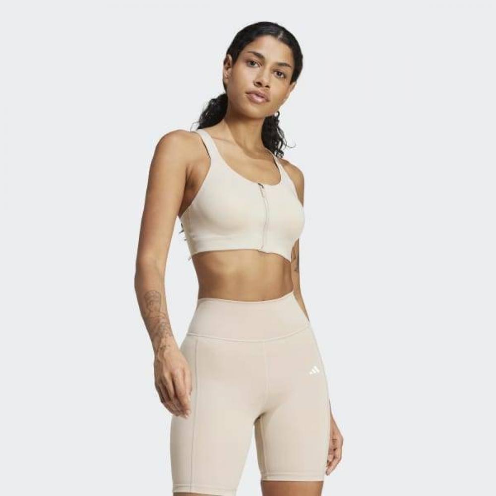 Adidas Womens Training Front Zip Bra Top