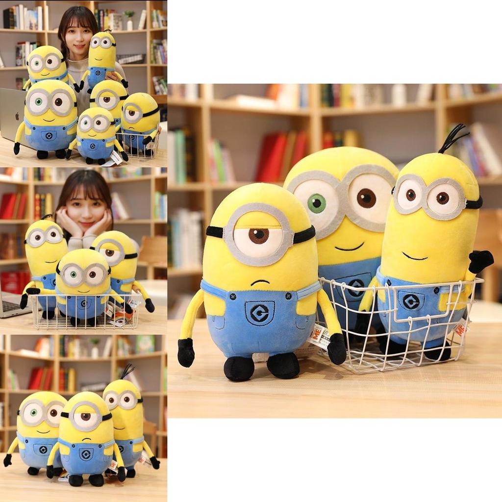 Ich – Einfach unverbesserlich Minions Kevin Stuart Bob Plüschtier Weich und zum Kuscheln Kindergeschenk