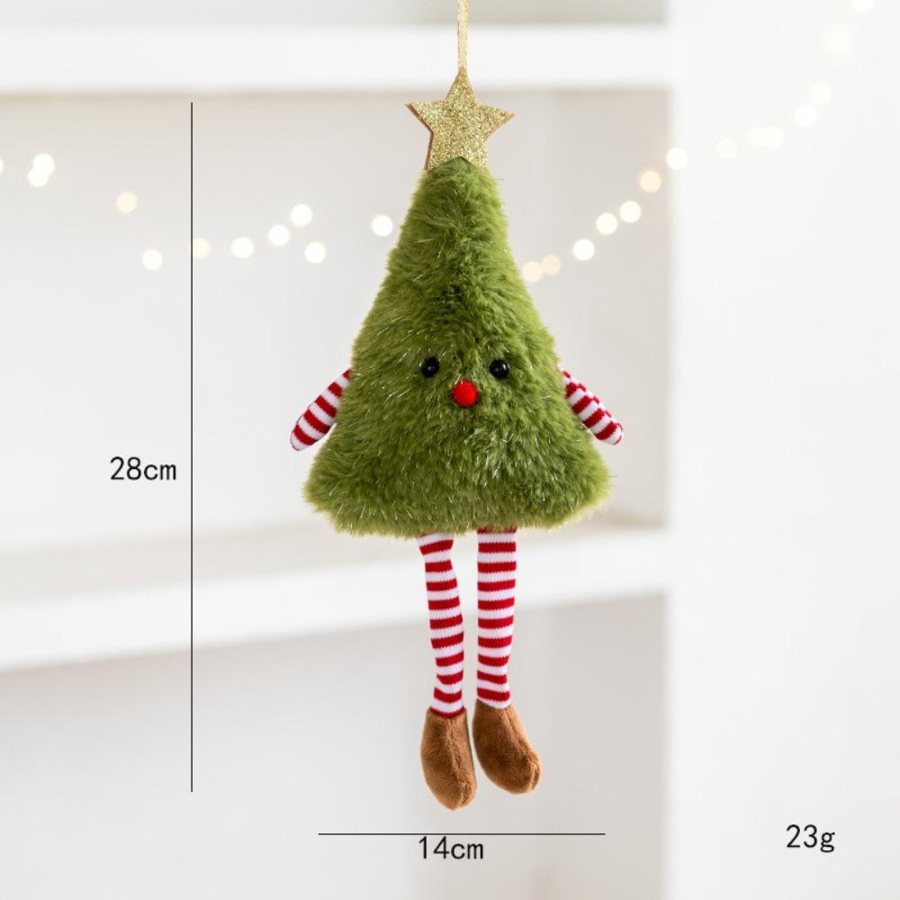 Kranz Elf Weihnachtsbaumschmuck Niedlicher Weihnachtsbaum Hängeornament Weihnachtsbaumhänger Weihnachtsbaumschmuck