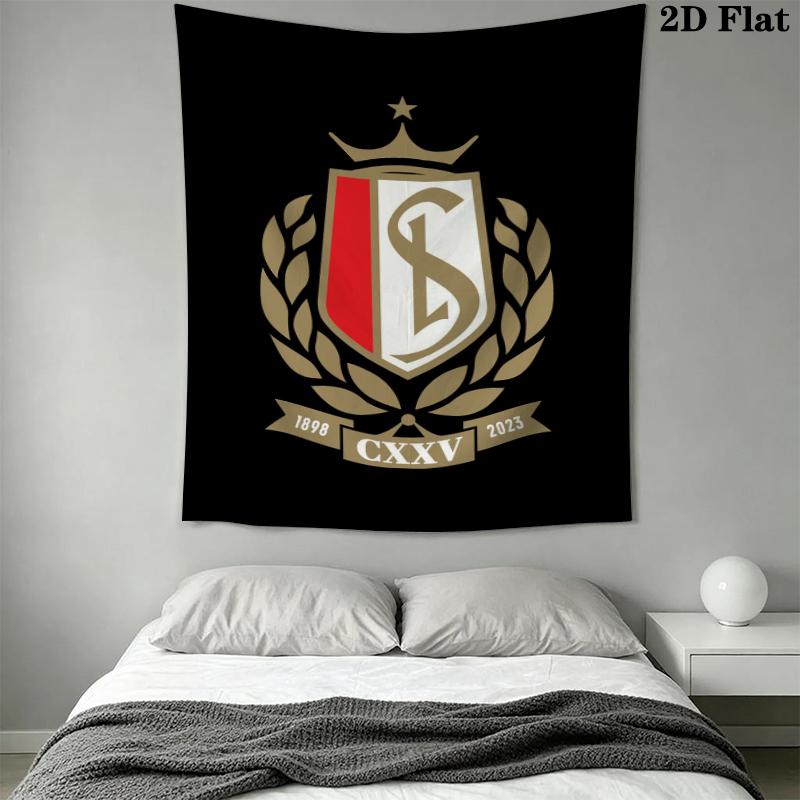 Standard de Liège Wall Tapestry Aesthetic Wall Hanging Printed Fabric Blanket Decorative Tapestries for Bedroom Living Room Home Decor