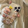 Cute Cat Headgear Transparent Case for Apple iPhone 13 14 15 16 Pro Max