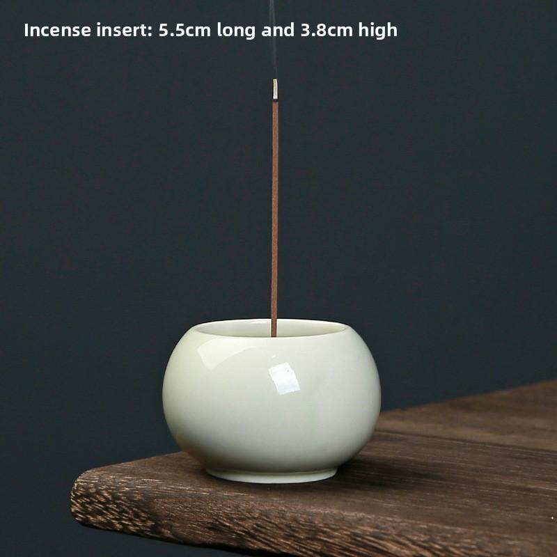 Ceramic Small Incense Burner Incense Burner Line Incense Insert Incense Seat Tea Table Ornament