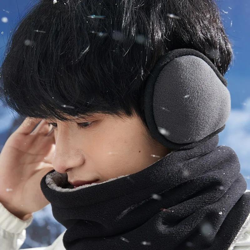 Thicken Plush Thermal Earmuffs Winter Fluffy Furry Warm Ear Cover Protector Anti-cold Frostbite Proof Cycling Ear Warmer Earflap