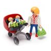 Playmobil Mom and Twin Figures 5573, 1 Korean Toy