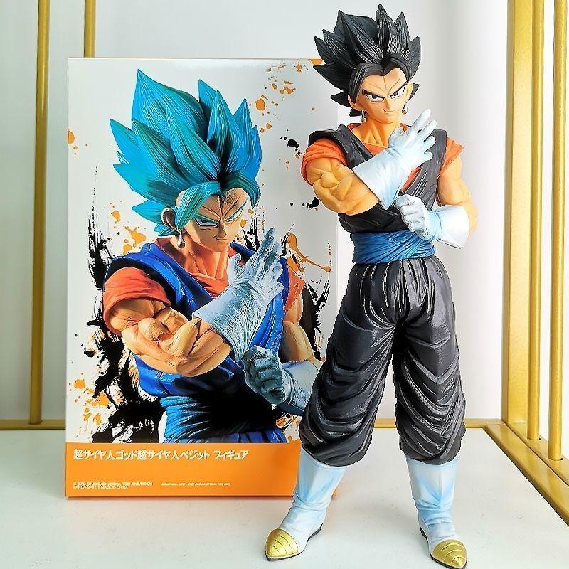 33cm Vegetto Dragon Ball Super Saiyan Super Blue King Fusion Warrior Anime Figure Model Ornaments Designed For Boys Birth Date As Gifts