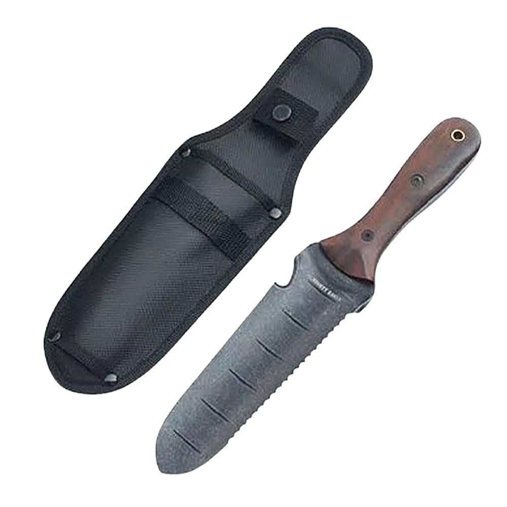 

Multifunctional Gardening Stainless Steel Shovel for Cutting and Harvesting Wild with Storage Bag Tool, Roots, Weeding, Vegetables, чёрный