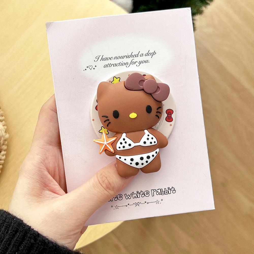 

Hello Kitty Magnetic Holder Grip Tok Griptok Phone Stand Holder Support Cute Cartoon For iPhone Samsung Magsafe Smart Tok Toy