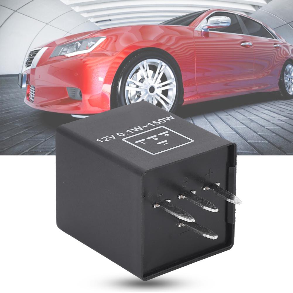 Releu LED Intermitent Auto EP29 4 Pini din Plastic Impermeabil Rezistent la Praf Durabil 400 Ore de Funcționare