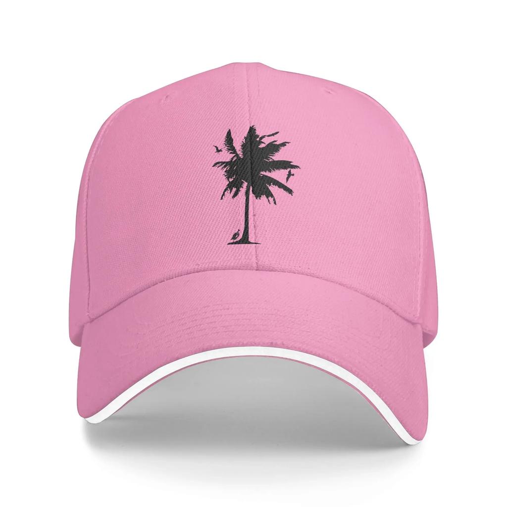 Coconut Tree and Birds Baseball Cap  Unisex-Teens Print Hip Hop Hats Summer Street Style Running Hippie Adjustable Snapback Cap