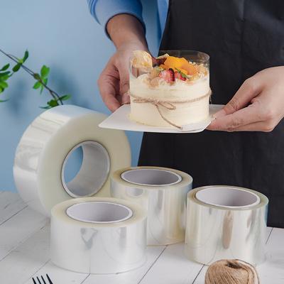 8cm/10cm/12cm 0,5kg/1kg Klare Kuchenfolie Acetatfolienblatt Acetat-Kuchenband Acetat-Rolle Kuchenband Kuchenumrandungsfolie