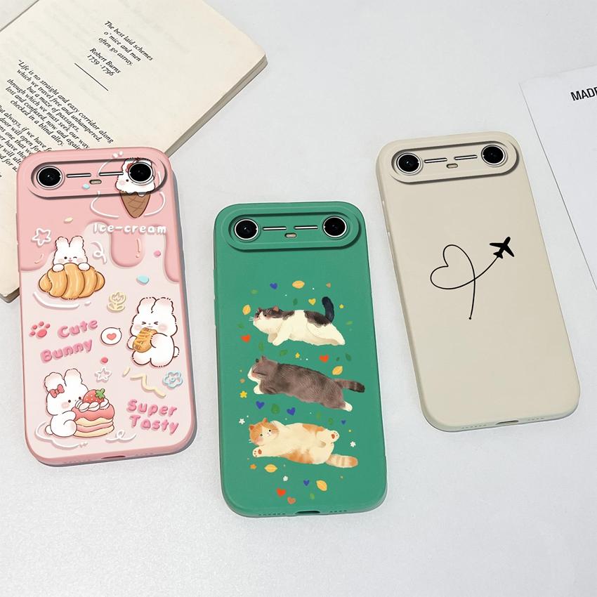 Voor Tecno Pova Slim / Spark Slim Telefoonhoes Olieverf Hart Liefde Mat Siliconen Hoesje Voor Tecno SparkSlim / PovaSlim Behuizing