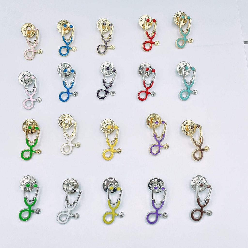 Broche de Estetoscopio de Doctor de Dibujos Animados - Joyería Creativa Europea y Americana