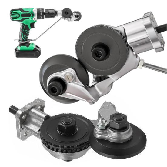 1/2 Sets Drill Nibbler Sheet Cutting Tool DIY Project Home Repair Heavy Duty Iron Steel Copper Aluminum Sheet Cutter Electric Drill Attachment