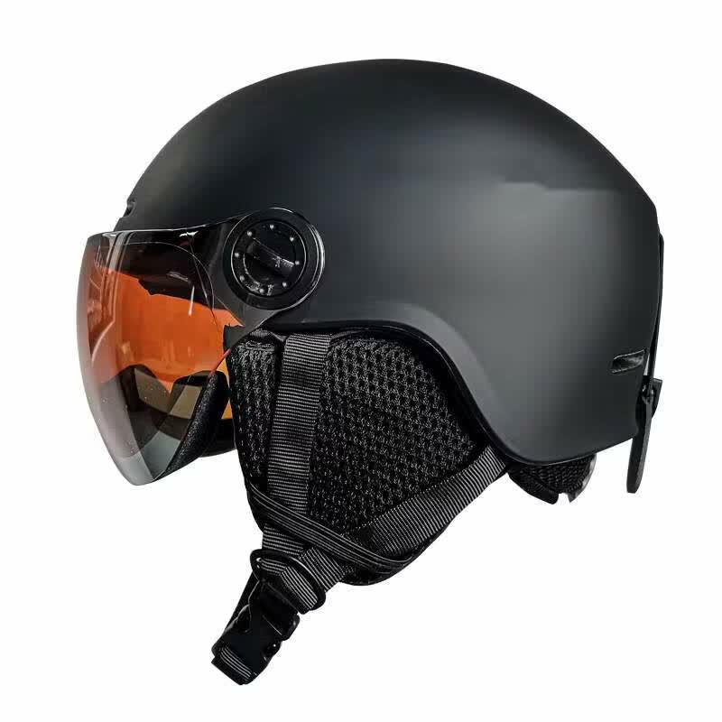 Mussels Ski Helmet with Integrated Goggles