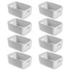 Soft Material That Wont Damage furnitureEasy Carry Handles RYOHIN Lab. Storage Box Small Item Holder No Corners Plastic PE Case Stackable Closet Desk