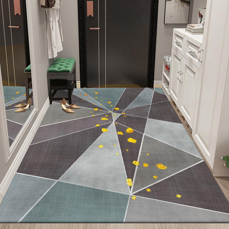 Entrance Carpet Classic Floor Mat Dust Scrapping Home Soft Pastoral Style Carpet Retro Decor Rugs