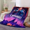 1pc, Disney Pixar Onward Movie Poster Print Blanket Perfect for Couches, Beds, Cars, Beaches, Gifts