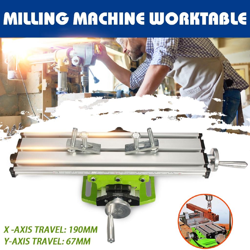 Mini Multifunction Table Milling Machine Drill Vise Bench Fixture Adjustment Worktable for Mini Drill and Drill Bracket