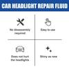 Car Headlight Repair Fluid Headlight Polishing Restoration Chemical Polishing The Headlights Car Accessories 10ml/30ml/50ml