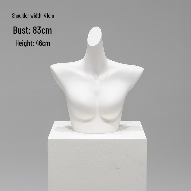 Unisex Half-Body Plastic Mannequin for Underwear Display