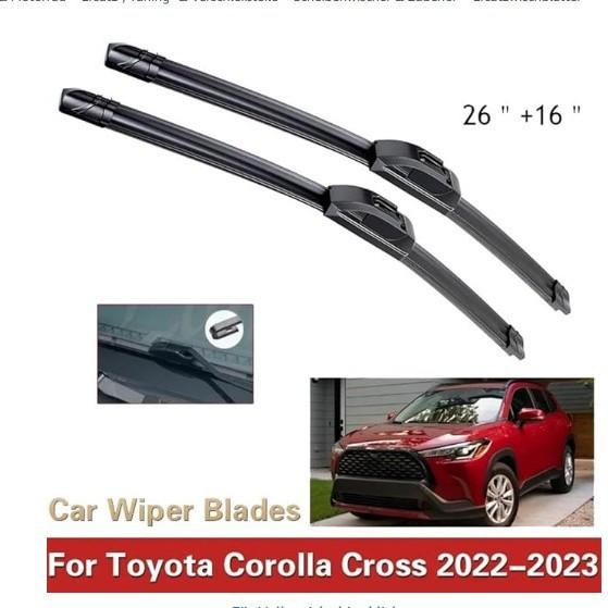 Υαλοκαθαριστήρες για Toyota Corolla Toyota Corolla Cross 2025-2025 26 + 16