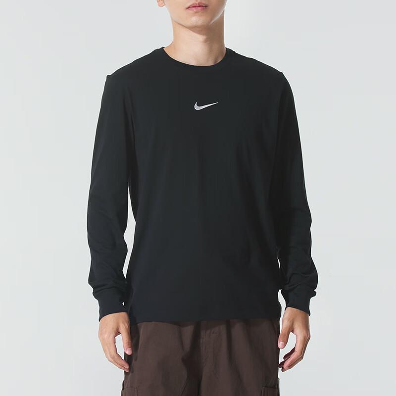 Мужская баскетбольная футболка с длинным рукавом Nike HV1771-010 M