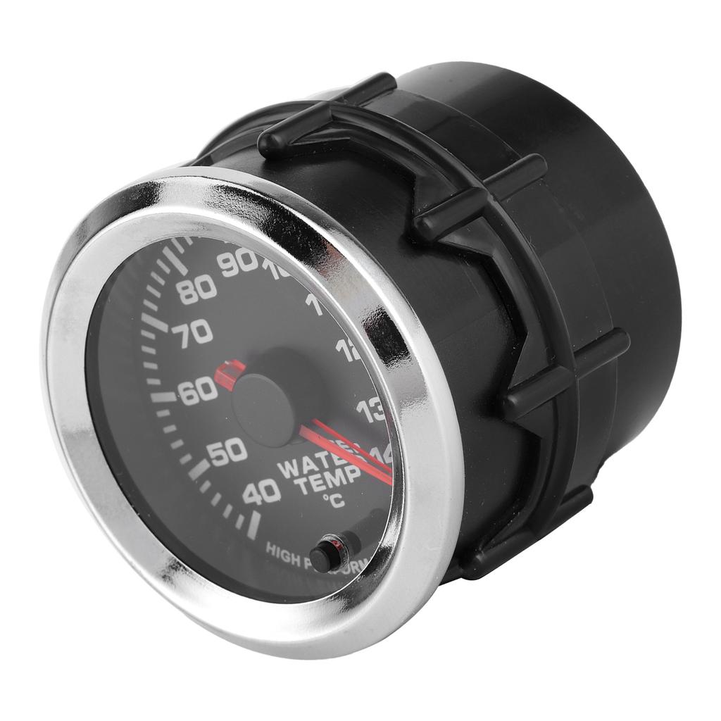 Universal Water Temp Gauge Temperature Meter 7 Color LED Display 52mm 12V W Sensor 40 140 Celsius