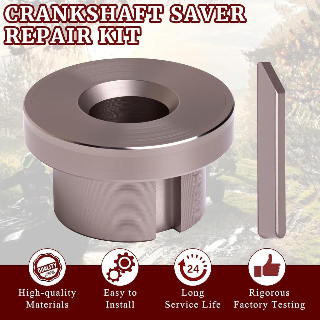 Crankshaft Saver Repair Kit Compatible with Mazda Miata 1994-2004 1.8L 1991-1993 1.6L Engine Crankshafts Extension Protector Fix Crank Keyway Wobble