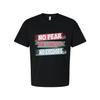 Unisex Graphic T Shirt No Fear No Limits No Excuses Inspirational Print On White