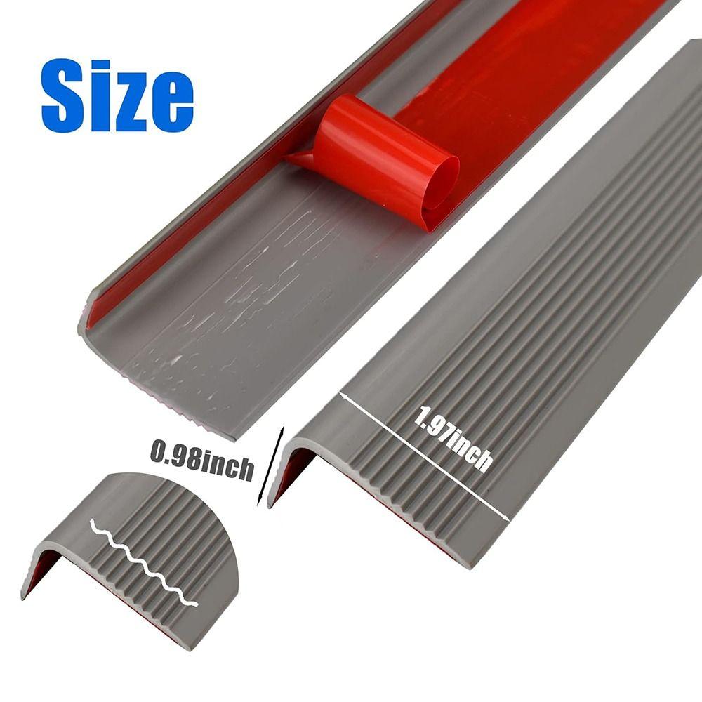 L-Shaped Stair Edge Trim Self-adhesive Anti-Slip Edging New Stair Edging Strips  Indoor And Outdoor