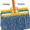 Xinkai Large Absorbent Cotton Mop with Solid Wood Handle