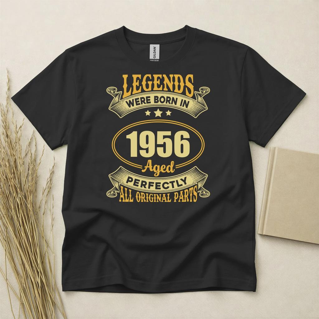 Μπλουζάκι 70ων Γενεθλίων Γεννημένος το 1956 70 Ετών Δώρα Θρύλοι Ωριμάζουν Τέλεια T-shirt