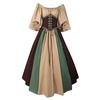 Fashion  New Women  Vintage Gothic Patchwork Lace Sexy  Neck Dress