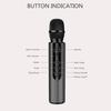 Profesionální UHF bezdrátový mikrofon Křišťálově čistý zvuk Redukce šumu Vše v jednom zařízení pro zpěv karaoke Mikrofon kompatibilní s Bluetooth
