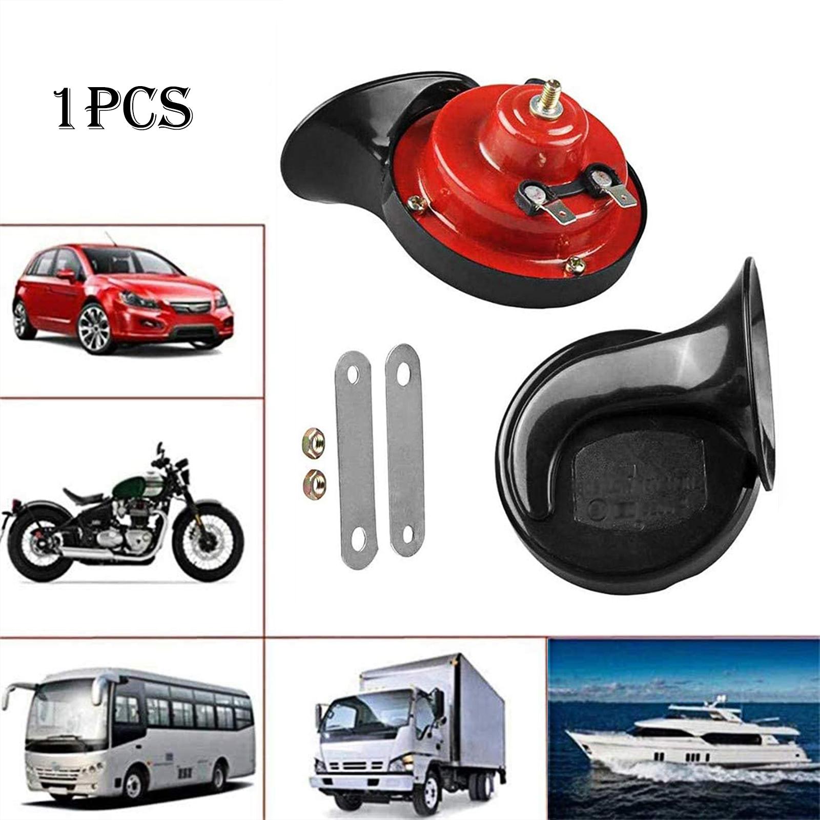 12V Air Horn Dual Tone Electric Snail Horn 120dB Snail Sound Horn Waterproof Car Warning Loudspeaker Motorcycle Car Accessories Australia