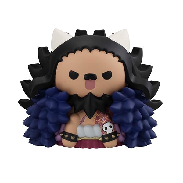 MEGA CAT PROJECT One Piece Nyan Piece Luffy and Wano Country Arc 30mm PVC Painted Finished Figure Nyan! [Resale] (BOX) Approx.