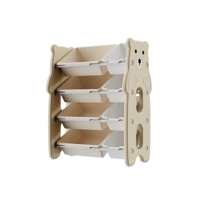 Children's Toy Storage Rack Baby Storage Rack Locker Multi-Layer Home Finishing Shelf Floor Standing Owl Storage Rack Cartoon