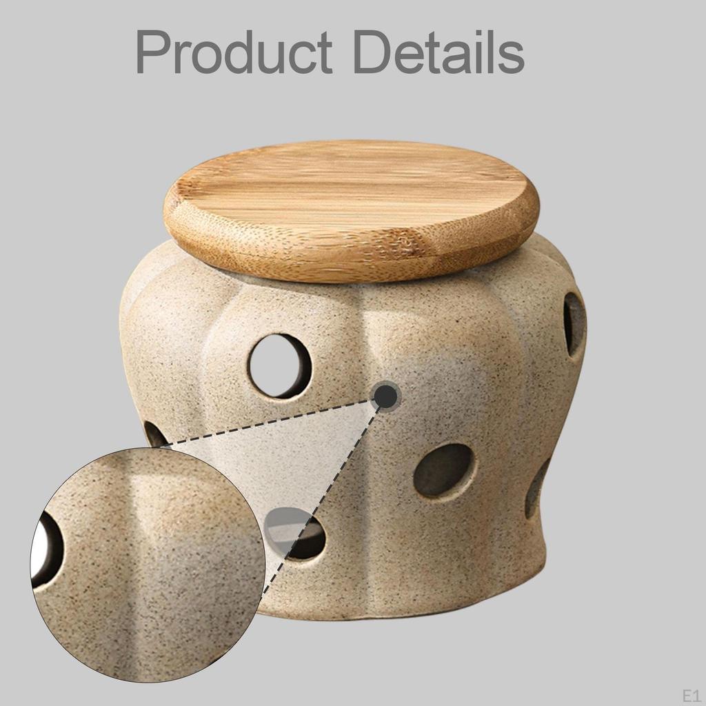 Garlic Keeper Home Decor Compact Countertop Ingredient Sturdy Gift Breathable Ventilated
