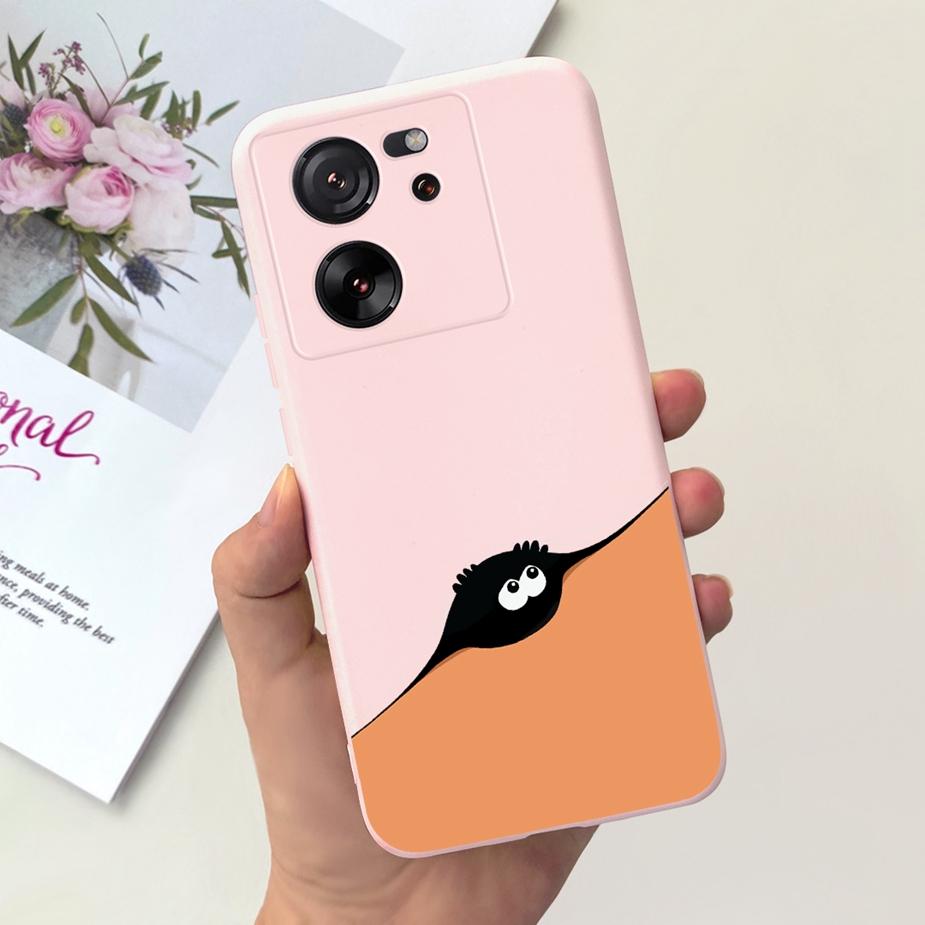For Xiaomi 13T Pro Case Lovely Candy Painted Back Cover 6.67'' Soft Silicone Phone Case For Xiaomi Mi 13T Pro 13TPro Fundas Capa