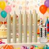 Flameless Candles 6 Pieces with Remote Timer LED Fake Candles Battery Operated for Indoor Outdoor Table Centerpieces Fireplace