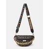 Trend Fashion Pattern Printing Chain Fanny Pack, a New Versatile Casual Women's Bag