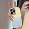 Summer two-color gradual change blue Apple 11 mobile phone case iPhone11 women's soft rubber creative protective case 11promax