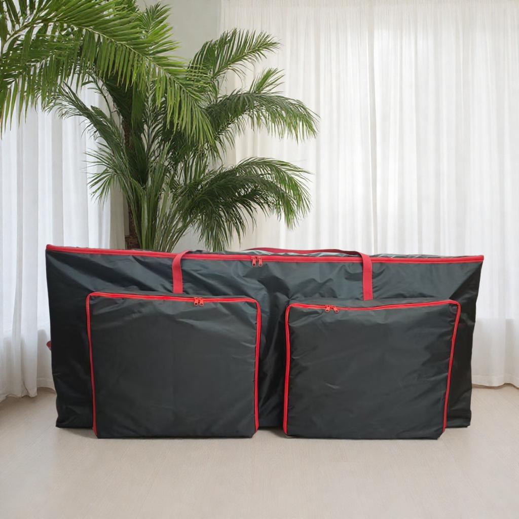 Christmas Tree Storage Bag Foldable Storage Box Oxford Fabric Container Heavy Duty Xmas Home Waterproof&Dustproof with Zipper
