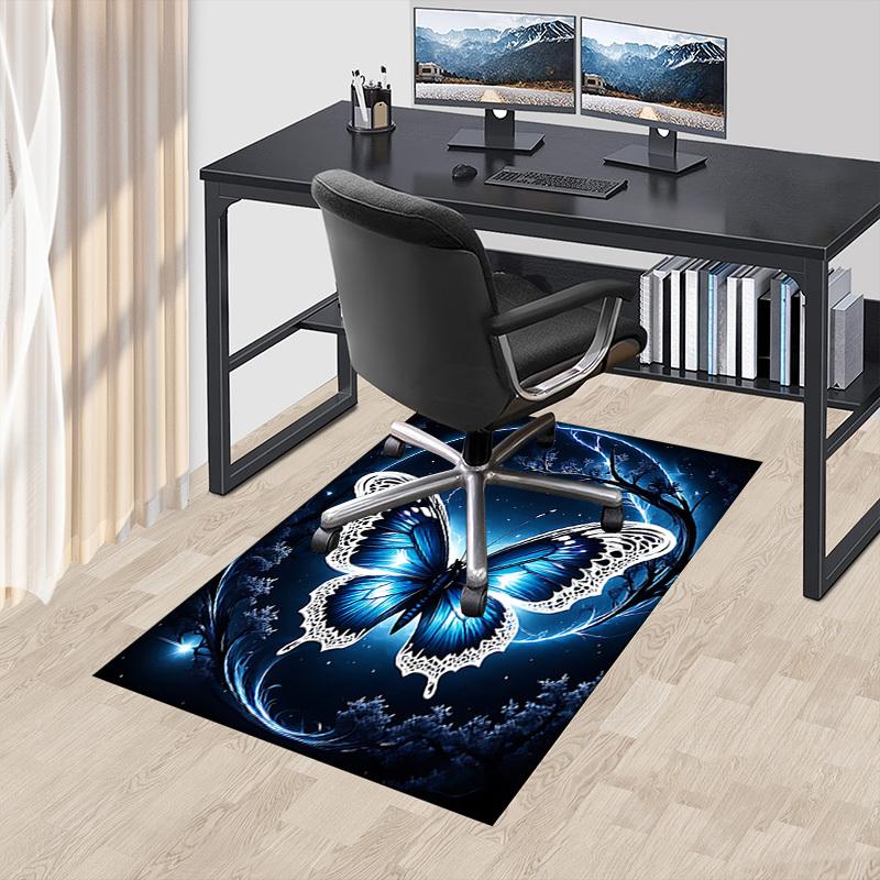1PC Butterfly Night Extra Large Non Slip Floor Carpet, Office, Family, Bedroom, Studio Large Area Rug Indoor Rugs