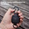 Heavy Duty Plastic Carabiner Retractable Anti Lost Magnetic Elastic Keychain for Outdoor Mountaineering