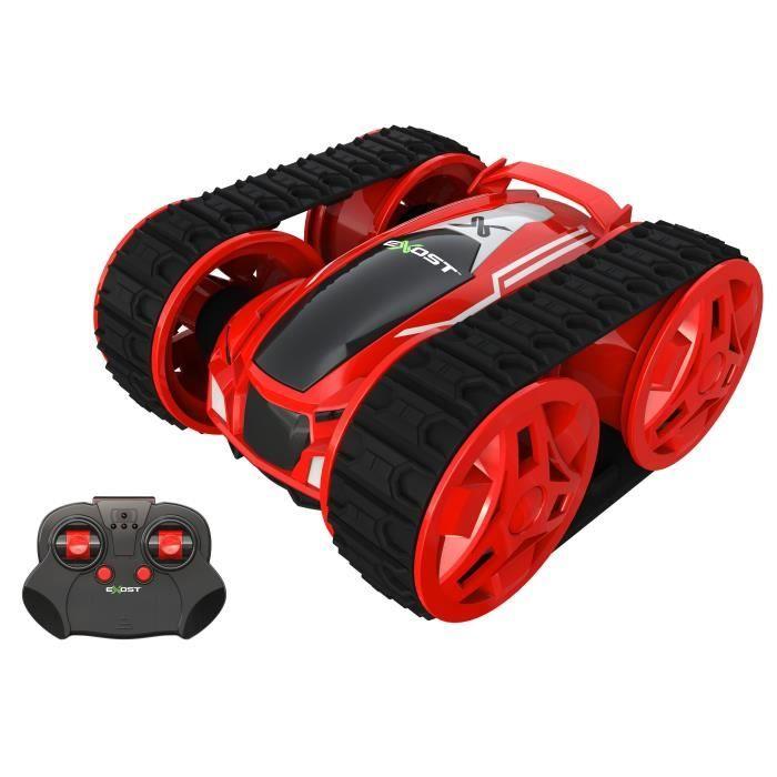 Voiture Télécommandée Mini Flip Tank EXOST - Échelle 1:34 - Rouge Ou Vert