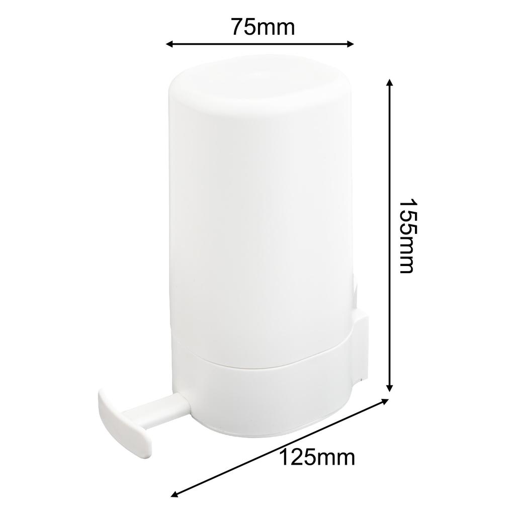 15,5*12,5*7,5 cm Dozownik mydła Łatwy w użyciu Rozdrabniacz do mydła Dozownik mydła Odpinane komponenty Łatwe czyszczenie Wydajne użytkowanie