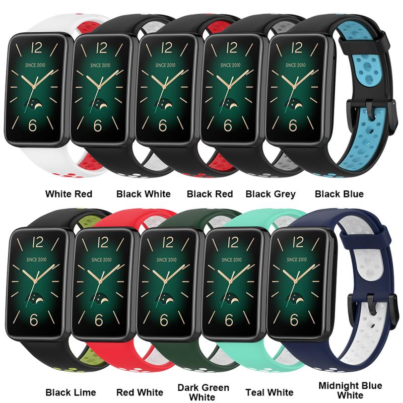 Vodotěsný řemínek na hodinky Měkký silikonový náhradní náramek Kompatibilní pro náramek Mi Band 7 Pro