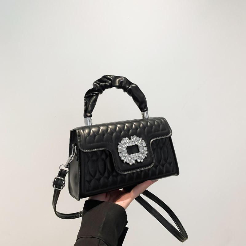 

Fashionable Single Shoulder Crossbody Bag In Classic Colors With Soft Pu Material And Unique Design чёрный